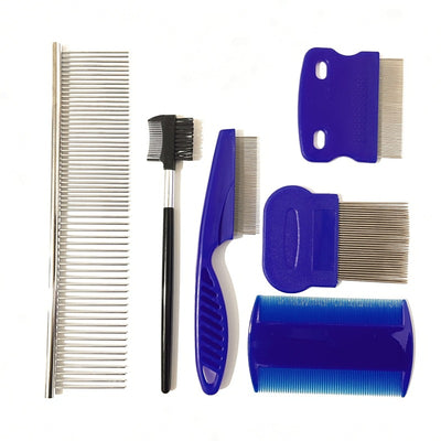 Set de 4 Peines Desparasitantes de Acero Inoxidable para Mascotas - Image 22