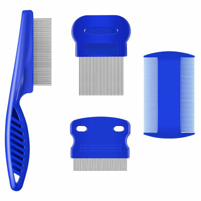 Set de 4 Peines Desparasitantes de Acero Inoxidable para Mascotas - Image 29