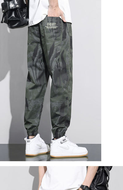 Pantalones Harem Camuflaje Versátiles para Trabajo y Casual - Image 11