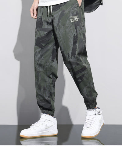 Pantalones Harem Camuflaje Versátiles para Trabajo y Casual - Image 12