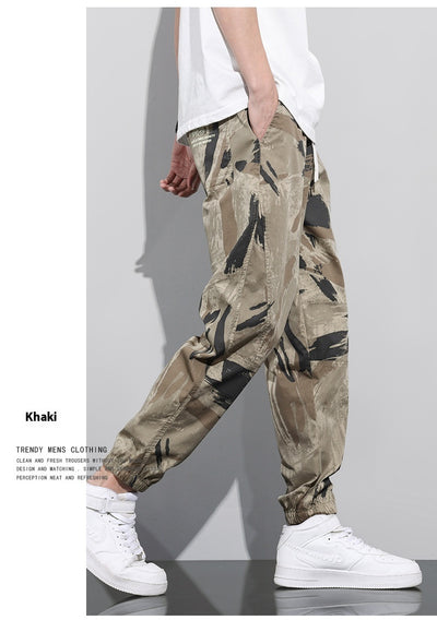 Pantalones Harem Camuflaje Versátiles para Trabajo y Casual - Image 16