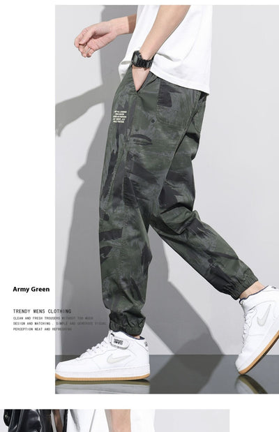 Pantalones Harem Camuflaje Versátiles para Trabajo y Casual - Image 17
