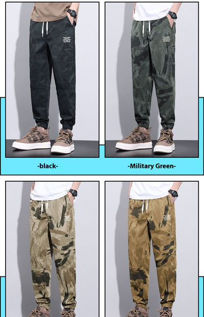 Pantalones Harem Camuflaje Versátiles para Trabajo y Casual - Image 18