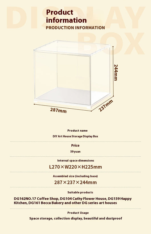 Caja Organizadora de Acrílico Transparente para Juguetes y Accesorios - Image 10