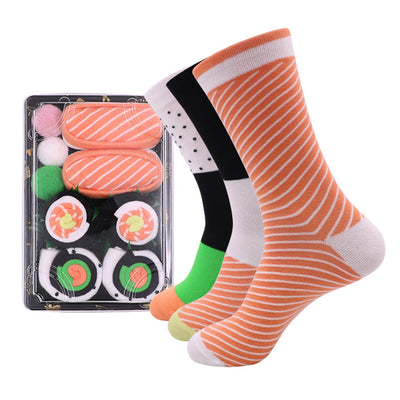 Calcetines de Algodón Peinado Transpirables - Caja Sushi Medianos - Image 10