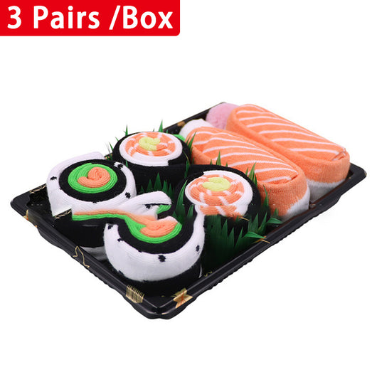 Calcetines de Algodón Peinado Transpirables - Caja Sushi Medianos - Image 17
