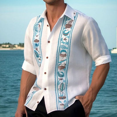 Camisa Casual de Playa para Hombre con Estampado Fashion - Image 53