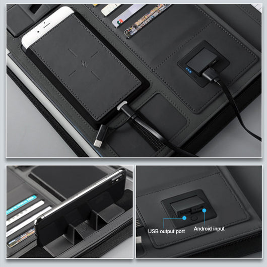 Maletín Profesional A4 con Cargador Inalámbrico 5000 mAh - Image 16