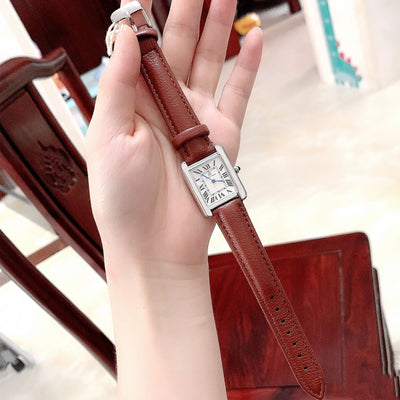 Reloj de Pulsera Mujer Cuadrado Esfera Romana Cuarzo - Image 35