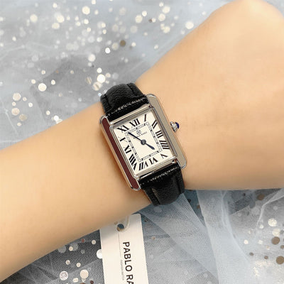 Reloj de Pulsera Mujer Cuadrado Esfera Romana Cuarzo - Image 41