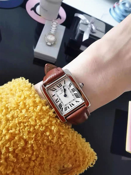 Reloj de Pulsera Mujer Cuadrado Esfera Romana Cuarzo - Image 42