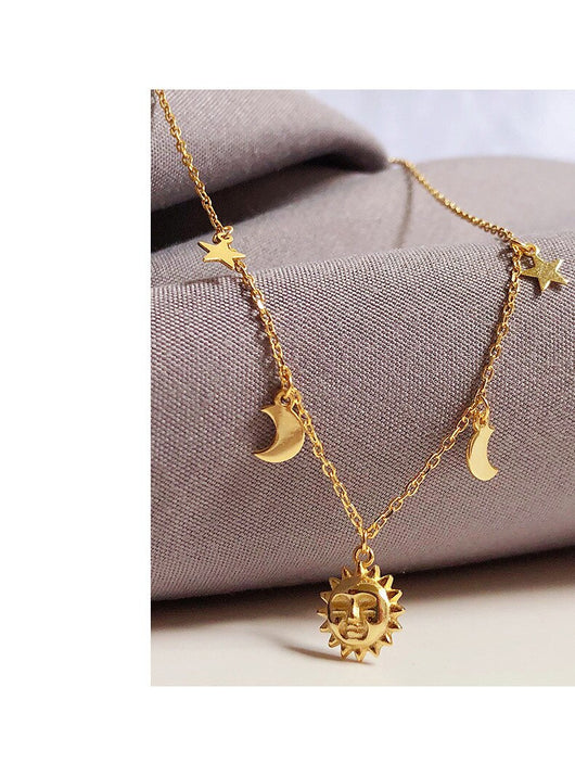 Collar Celestial Sol, Estrella y Luna - Image 12