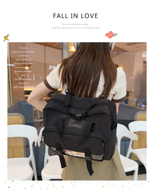 Mochila Tote Ligera Estilo Cute para Adolescentes y Estudiantes Universitarios - Image 51
