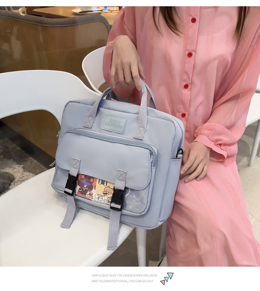 Mochila Tote Ligera Estilo Cute para Adolescentes y Estudiantes Universitarios - Image 54