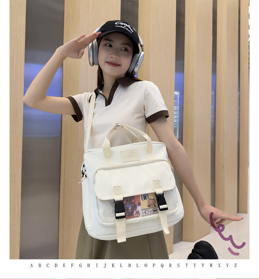 Mochila Tote Ligera Estilo Cute para Adolescentes y Estudiantes Universitarios - Image 56