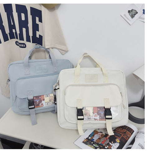 Mochila Tote Ligera Estilo Cute para Adolescentes y Estudiantes Universitarios - Image 82