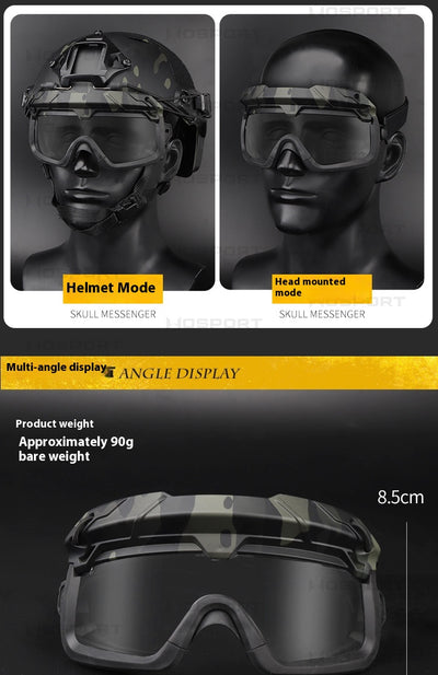 Gafas Tácticas Multifuncionales para Exterior - Dos Modos de Uso - Image 35
