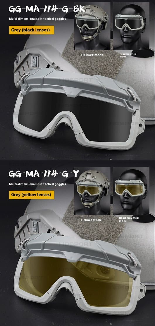 Gafas Tácticas Multifuncionales para Exterior - Dos Modos de Uso - Image 41