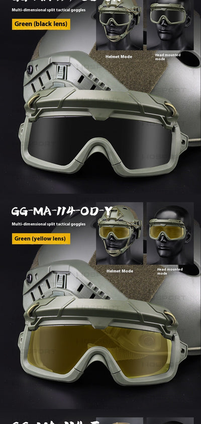 Gafas Tácticas Multifuncionales para Exterior - Dos Modos de Uso - Image 45