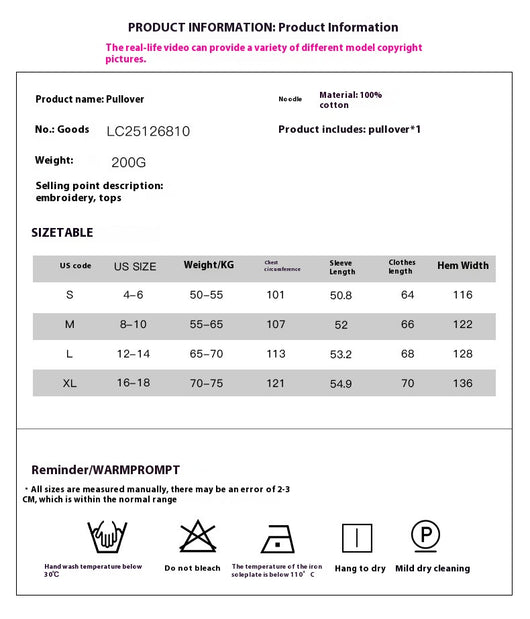 Blusa Suelta Bordada Multiuso para Mujer - Image 12