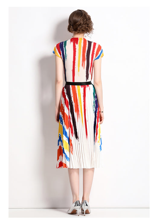 Conjunto Peplum Antienvejecimiento: Top Holgado y Falda Plisada Reductora - Image 16