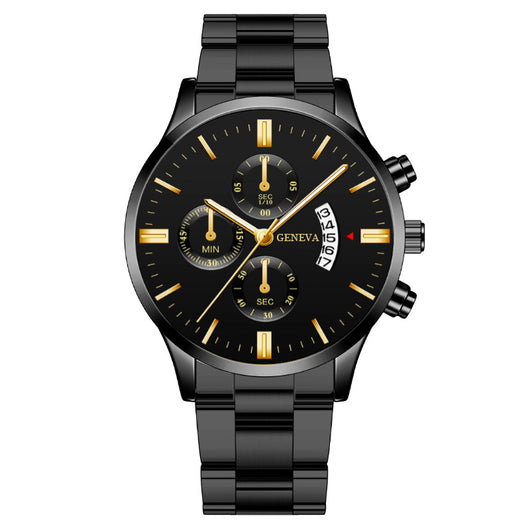 Reloj de Negocios para Hombre con Correa de Acero y Tres Esferas - Image 26