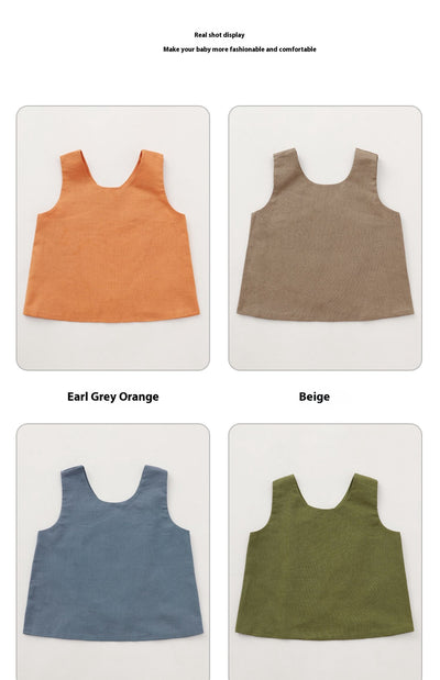 Chaleco Vintage Slim Anti-cardigan Nórdico para Bebé - Estilo Instagram Verano - Image 11