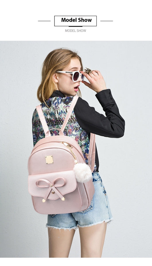 Set de 3 Bolsas: Mochila Crossbody + Cartera de Monedas + Llavero de Seguridad - Image 5