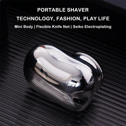 Afeitadora Eléctrica Portátil Recargable USB - Máquina de Afeitar Inalámbrica Húmeda y Seca para Hombre - Image 37
