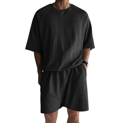 Conjunto Deportivo Hombre Shorts y Playera Terry Cuello Redondo - Image 23