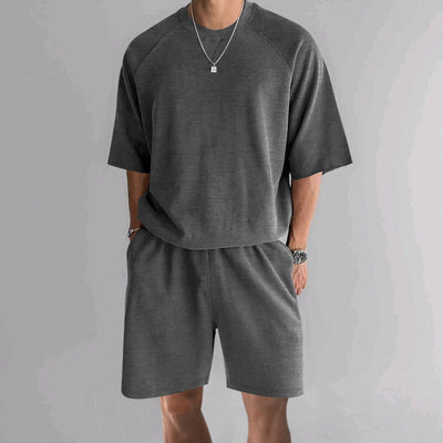 Conjunto Deportivo Hombre Shorts y Playera Terry Cuello Redondo - Image 28