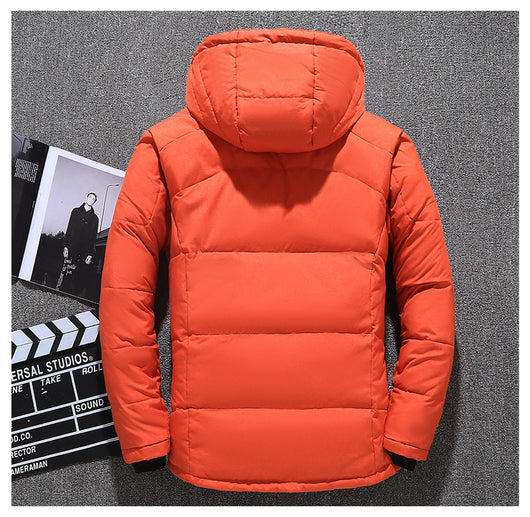 Chaqueta de Invierno para Hombre con Capucha, Plumón de Pato y Múltiples Bolsillos - Image 24