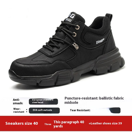 Botas de Seguridad para Hombre con Puntera de Acero - Protección Antigolpes y Antiperforación - Image 8