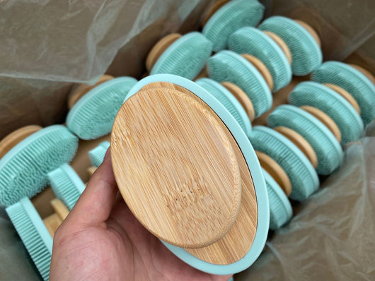 Cepillo de Masaje Silicona para Baño con Cerdas Largas - Image 45