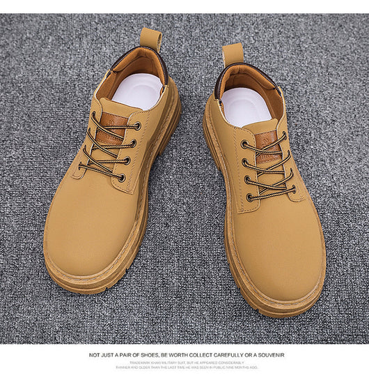 Botas Martin de Cuero Transpirable con Plataforma para Hombre - Estilo Casual - Image 9
