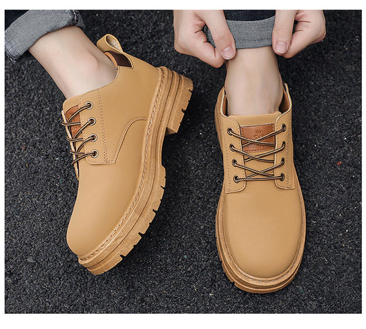 Botas Martin de Cuero Transpirable con Plataforma para Hombre - Estilo Casual - Image 10
