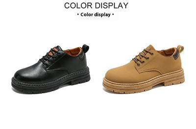Botas Martin de Cuero Transpirable con Plataforma para Hombre - Estilo Casual - Image 11