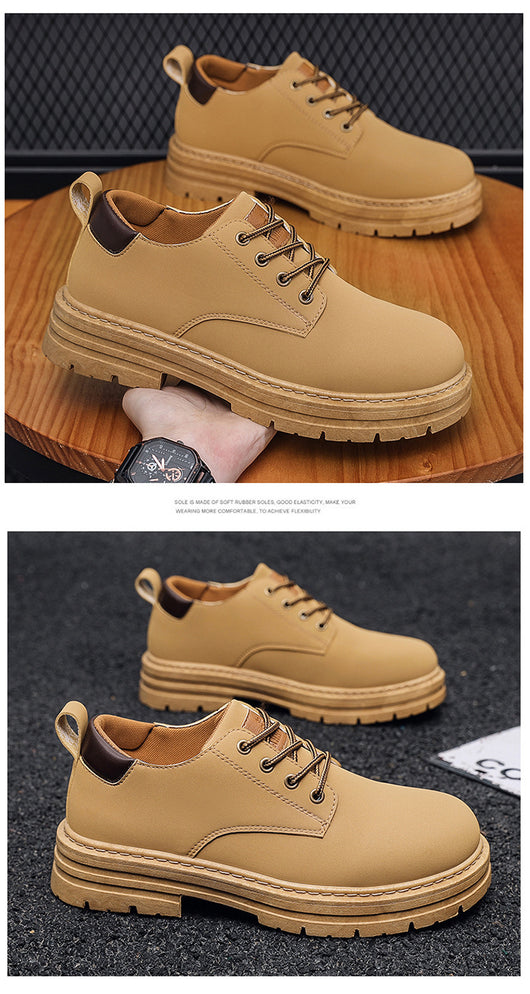 Botas Martin de Cuero Transpirable con Plataforma para Hombre - Estilo Casual - Image 12