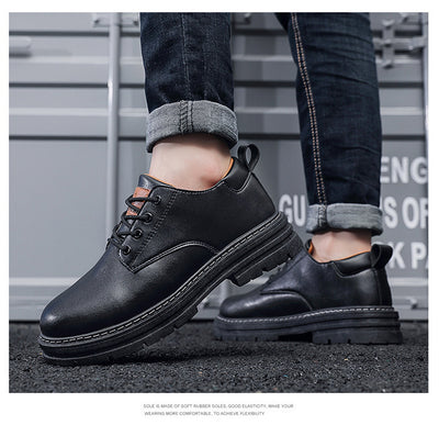 Botas Martin de Cuero Transpirable con Plataforma para Hombre - Estilo Casual - Image 14