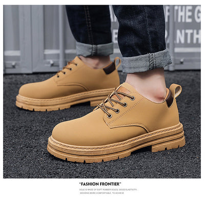 Botas Martin de Cuero Transpirable con Plataforma para Hombre - Estilo Casual - Image 16