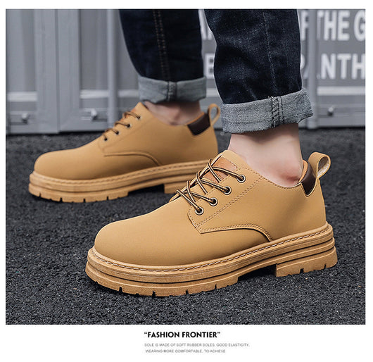 Botas Martin de Cuero Transpirable con Plataforma para Hombre - Estilo Casual - Image 16