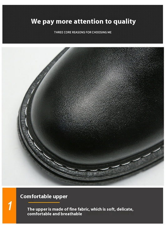 Botas Martin de Cuero Transpirable con Plataforma para Hombre - Estilo Casual - Image 17
