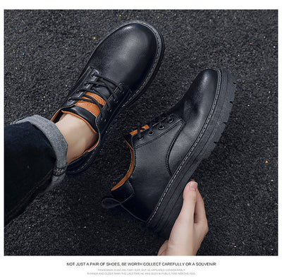 Botas Martin de Cuero Transpirable con Plataforma para Hombre - Estilo Casual - Image 21