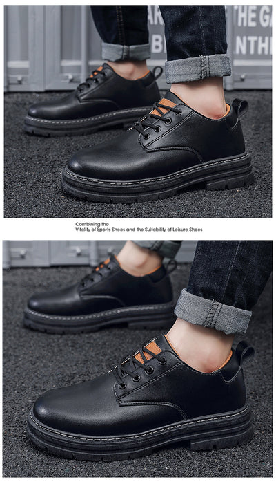 Botas Martin de Cuero Transpirable con Plataforma para Hombre - Estilo Casual - Image 23