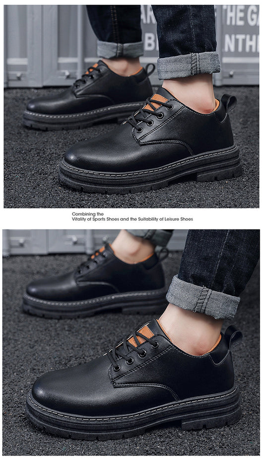 Botas Martin de Cuero Transpirable con Plataforma para Hombre - Estilo Casual - Image 23