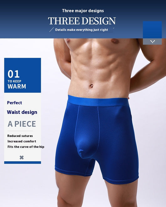 Bóxers Largos Transpirables con Malla para Hombre - Comodidad Deportiva - Image 17