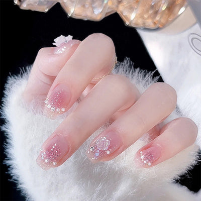 Uñas Postizas Cat Eye Rubor - Parches de Manicura Lista para Usar - Image 100