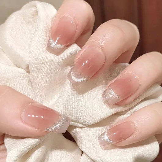 Uñas Postizas Cat Eye Rubor - Parches de Manicura Lista para Usar - Image 115