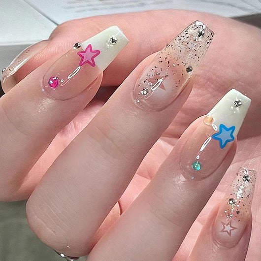 Uñas Postizas Cat Eye Rubor - Parches de Manicura Lista para Usar - Image 121