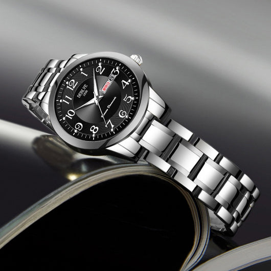 Reloj de Acero Ultrafino con Doble Calendario, Luminoso e Impermeable - Image 23